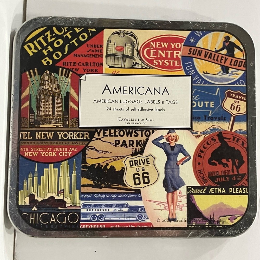 Cavallini Luggage Labels - Picture 5 of 8